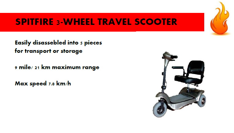 Drei Räder Travel Scooter