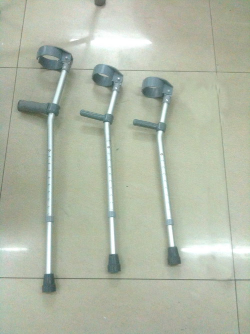 Single Adjustable Elbow Crutches, Double Pins