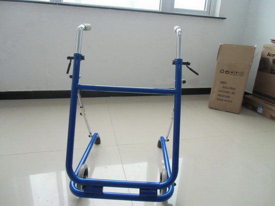 Steel Two-Wheel Folding Walker