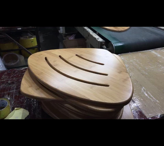 Teak Adjustable Height Bath Stool