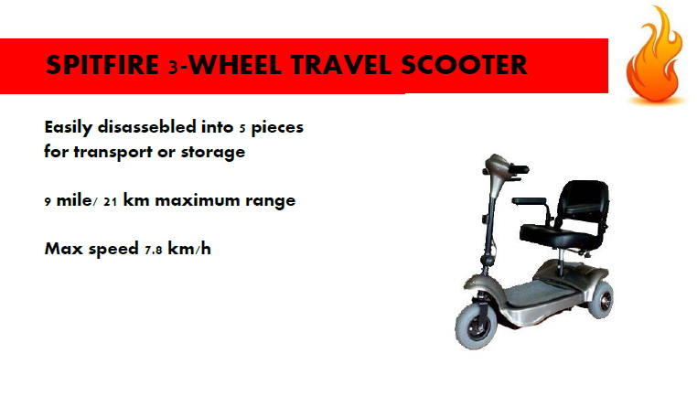 3-Wheel Travel Scooter