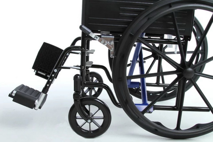 High Quality Economy Wheelchair with Fixed Arms, 300 LBS Weight Capacity
